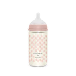 Suavinex Bonhomia Feather Pink 240 Ml Glazen Fles SXSBX5079815 -Babyverzorging Winkel suavinex bonhomia feather pink 240 ml glazen fles sxsbx5079815 1