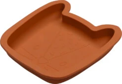 Tryco Leopard Sienna Siliconen Bord TR-392816 -Babyverzorging Winkel tr 392816 8720289396725 leopard sienna silicone plate 03