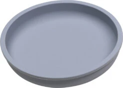 Tryco Dusty Blue Siliconen Bord TR-392819 -Babyverzorging Winkel tr 392819 8720289396749 dusty blue round silicone plate 03